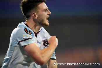 West Ham midfielder Declan Rice determined to get more goals - Barrhead News
