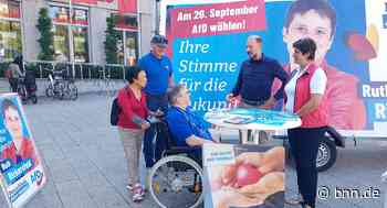 AfD-Wahlkampf in Bruchsal: Ruth Rickersfeld sieht eine Zwei-Klassen-Gesellschaft - BNN - Badische Neueste Nachrichten