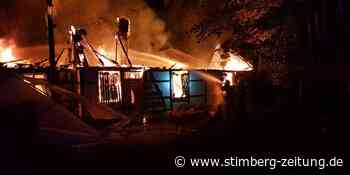 Historisches Zechengebäude in Witten abgebrannt, Feuerwehrmann verletzt – „Hatten keine Chance“ - Stimberg Zeitung