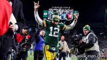 Aaron Rodgers' MNF legacy: Win No. 1, an epic comeback, a broken collarbone and more
