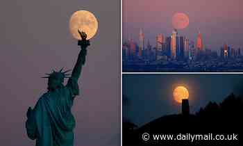 Harvest Moon will peak this evening - just two days before the official start of autumn