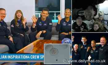 SpaceX's Inspiration4 crew detail 'emotional' mission in first interview since returning to Earth 