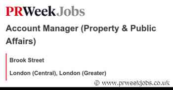 Brook Street: Account Manager (Property & Public Affairs)