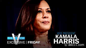 Vice President Kamala Harris to face panelists on 'The View' Friday