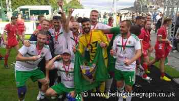 Men from homeless and disadvantaged backgrounds win first UK street soccer tournament for Northern Ireland