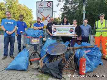 Umwelt von 180 Kilo Müll befreit: Freie Wähler Neunkirchen beim World Cleanup Day - CityRadio Saarland