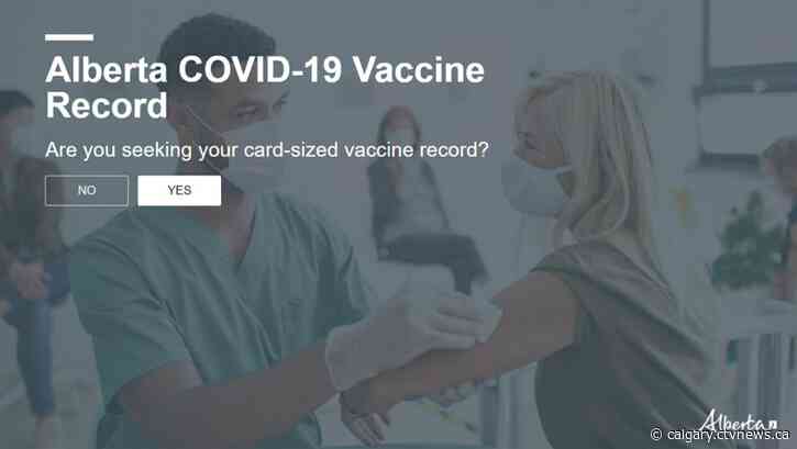 Albertans can get vaccination passports for free at registries starting Tuesday