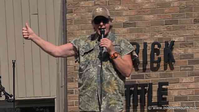 TED NUGENT Spars With Michigan Man Over 'Black Lives Matter' Comment During Rally (Video)