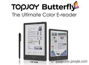 TopJoy Butterfly color e-Reader and notebook from $169
