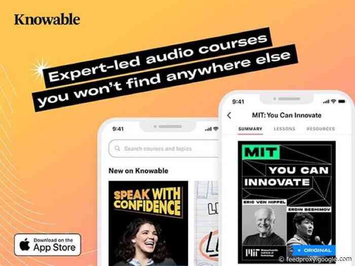 Deals: Knowable Audio Learning Platform Lifetime Subscription, save 90%