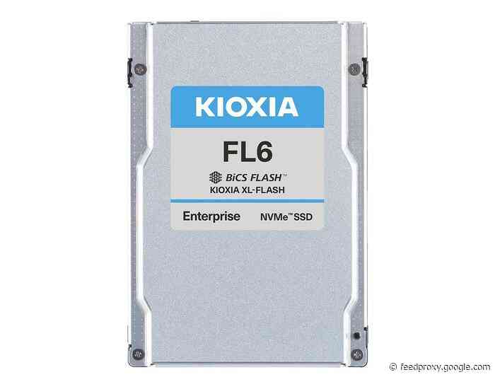 KIOXIA PCIe 4.0 SDD with low latency, high endurance storage class memory