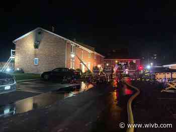 Crews battle blaze at Williamsville apartment complex