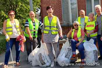 Vooruit verzamelt in geen tijd acht zakken zwerfvuil