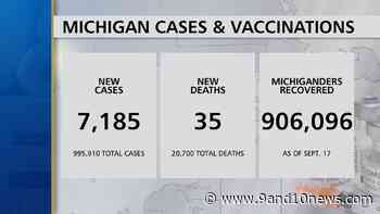 Michigan Health Officials Report 7185 Coronavirus Cases, 35 Deaths - 9 & 10 News - 9&10 News