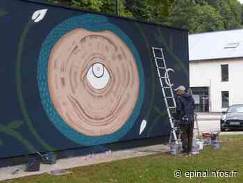 Luca Ledda transforme le Mur d'Epinal - Epinal infos - Epinal Infos