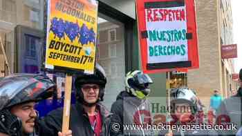 Hackney delivery riders protest in parking revolt - Hackney Gazette