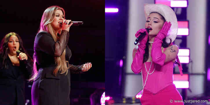 Ariana Grande & Kelly Clarkson Belt Out 'Respect' During Incredible Coach Performance on 'The Voice' Premiere (Video)
