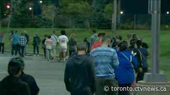Some Toronto-area voters wait hours after polls close amid massive lineups at voting locations