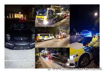 Police seize cars as hundreds show up to Croydon meet