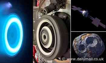 NASA Psyche spacecraft will be powered by futuristic electric thrusters emitting a cool blue glow