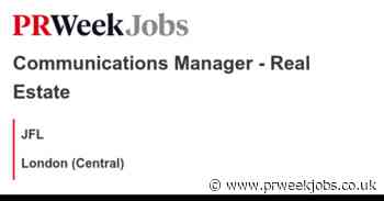 JFL: Communications Manager - Real Estate