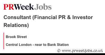 Brook Street: Consultant (Financial PR & Investor Relations)