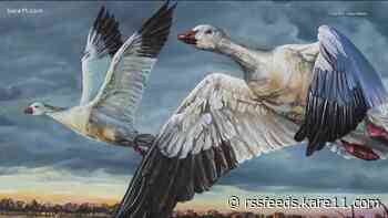 Local artist gains TikTok fame vying to be top wildfowl artist