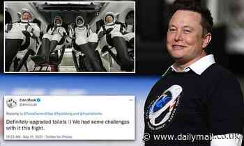 Elon Musk said SpaceX's next civilian flight will have new toilet because the first had 'challenges'