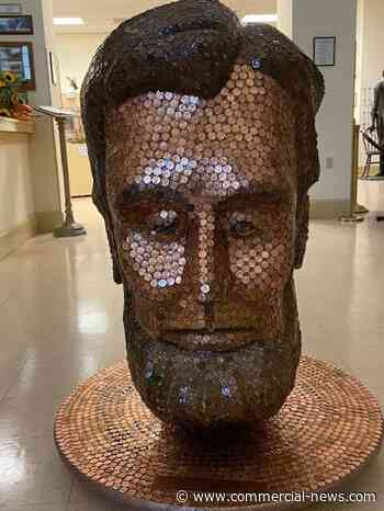 Danville artist creates Lincoln penny sculpture | News - Danville Commercial News