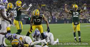 Packers dominate 2nd half, bounce back to beat Lions 35-17