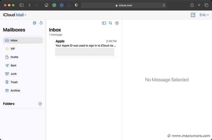 Web-Based iCloud Mail Redesign, Hide My Email, and Custom Domain Features Now Live