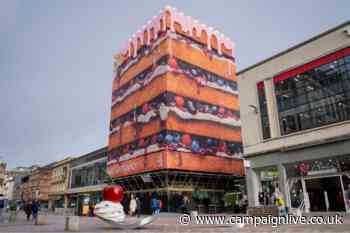 Channel 4 erects gigantic cake to stir up hype for 'Bake Off' return