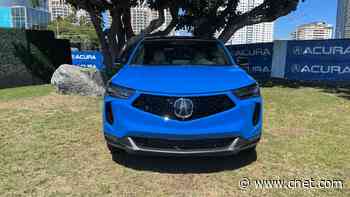 The 2022 Acura RDX looks amazing in Long Beach Blue     - Roadshow