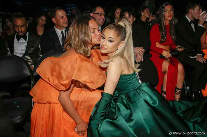 Here’s Why Chrissy Teigen Thinks It’s ‘Awkward’ for John Legend to Be on ‘The Voice’ With Ariana Grande