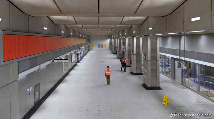 The Northern line extension opened today