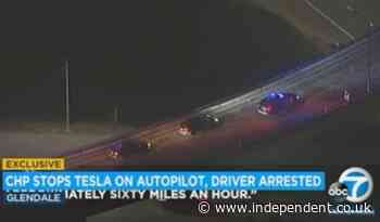 Tesla driver arrested for DUI after allegedly using self-driving option while drunk then passing out