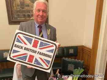 Hemel Hempstead MP shows support for farmers and British food - Hemel Today