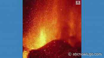 WATCH:  Volcano erupts in Canary Islands