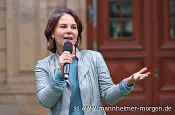 Spitzenkandidatin Annalena Baerbock in Mannheim: Pfälzer Wein für die lange Heimfahrt - Mannheim - Nachrichten und Informationen - Mannheimer Morgen