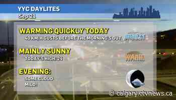 Calgary weather for Tuesday, Sept. 21 | CTV News - CTV News Calgary