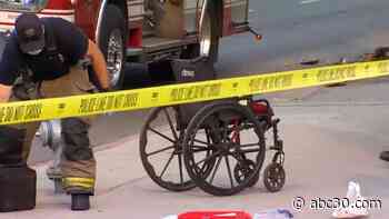 Man in wheelchair stabbed to death in central Fresno