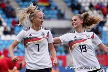 Schüller-Festspiele in Chemnitz: DFB-Frauen drehen Spiel gegen Serbien - Freie Presse