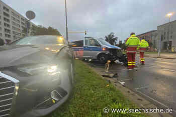 Vier Verletzte nach Streifenwagen-Unfall in Dresden - Sächsische.de
