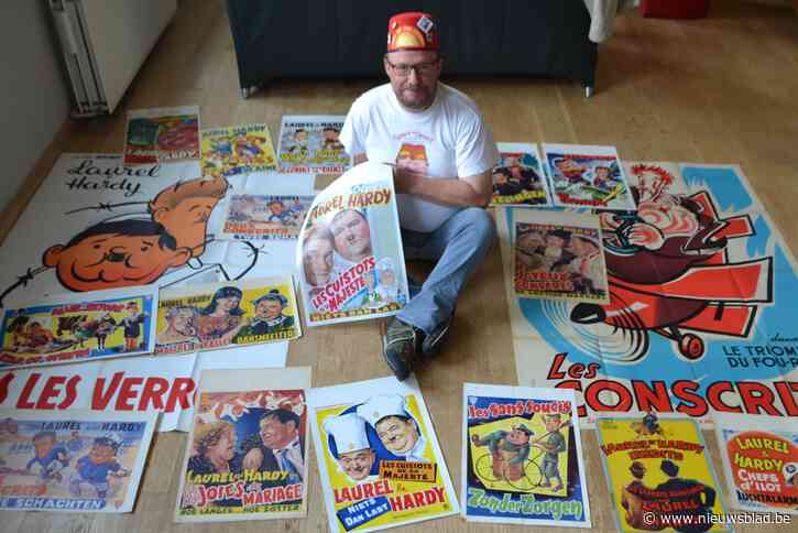 Joris (56) zet honderdjarige bestaan van zijn favoriet olijk duo Laurel en Hardy in de kijker: “Na de coronacrisis hebben we nood aan plezier om er weer bovenop te geraken”