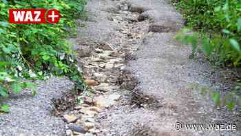 Burgfreunde in Witten beseitigen Hochwasserschäden - Westdeutsche Allgemeine Zeitung