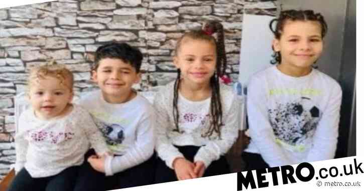 Desperate search for four young children who vanished ‘with dad and gran’