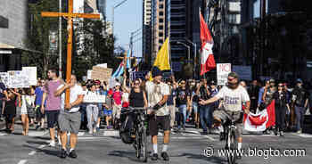 Anti-vaxxer charged after attacking random woman during Toronto protest - blogTO