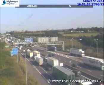Severe delays in Dartford this morning with miles of delays