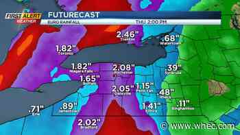 Yellow Alert Thursday for heavy rain and local flooding