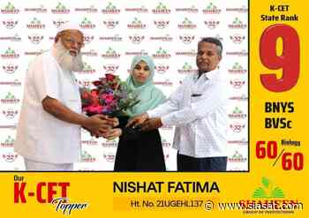 Nishat Fatima bags 9th rank in K-CET 2021 medical stream - The Siasat Daily